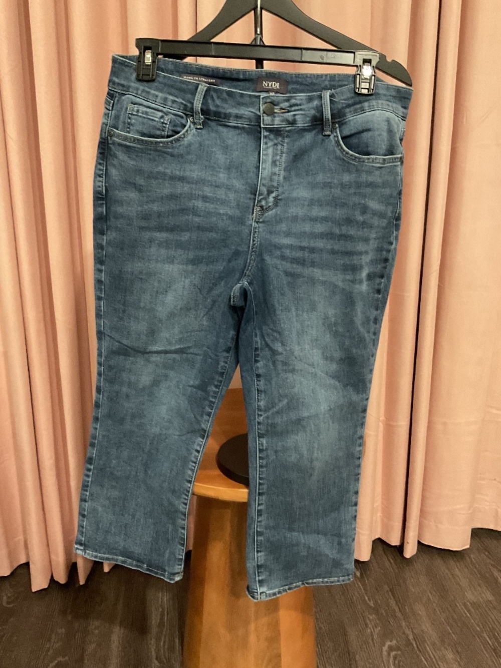 NYDJ Marilyn Straight Crop Jeans 16P Cool Embrace Lift Tuck